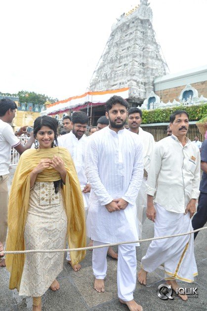 Lie-Movie-Team-At-Tirumala